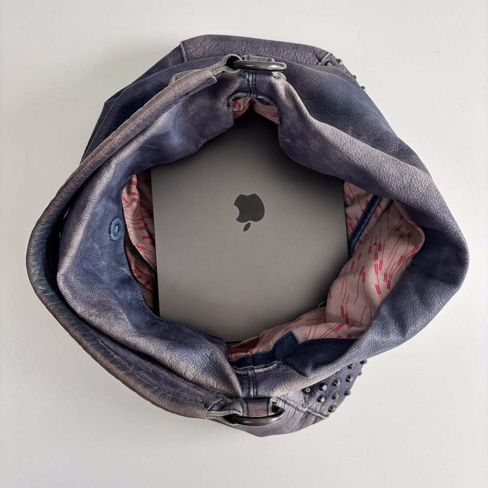 LIEBESKIND STUDS HOBO NAVY