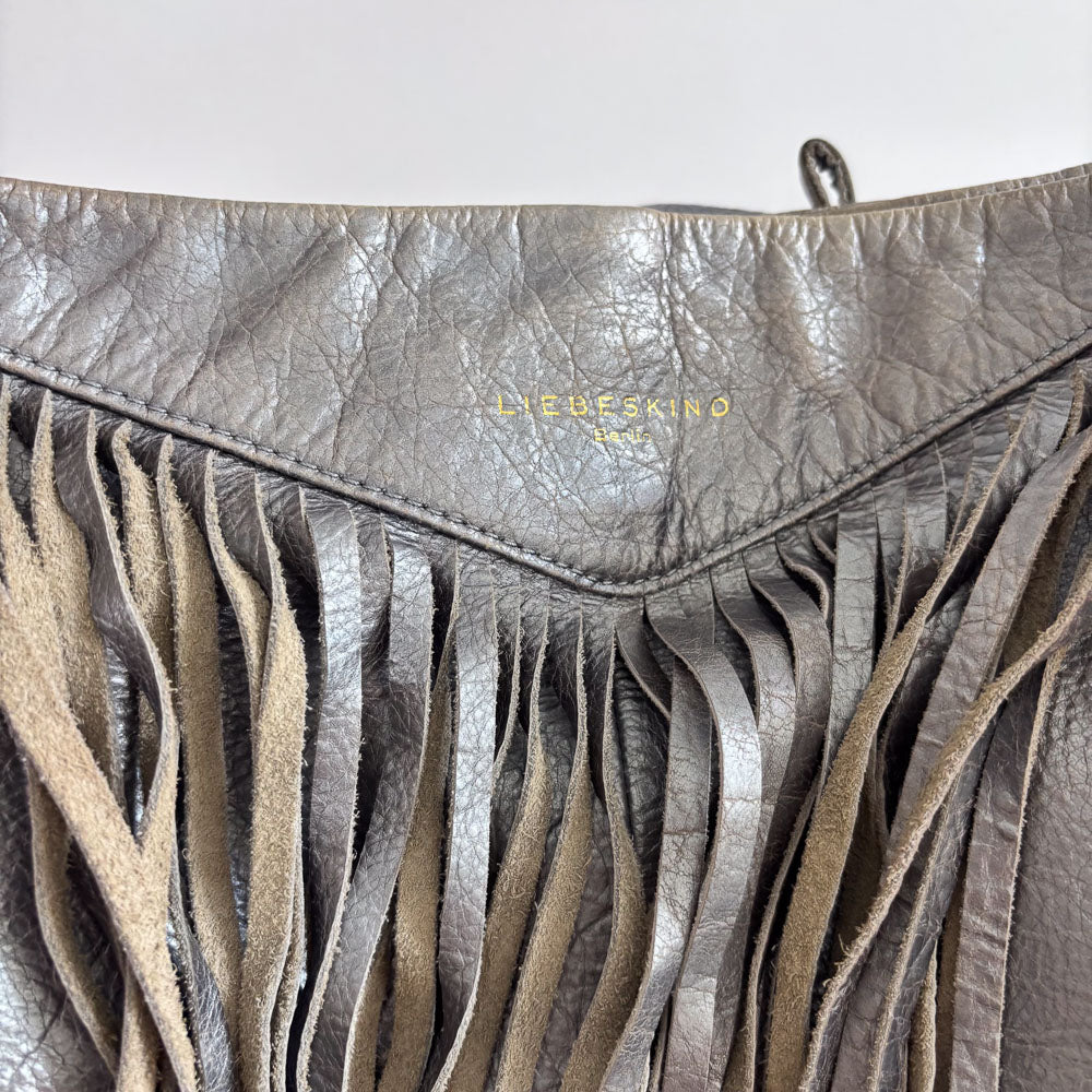 LIEBESKIND METALLIC FRINGE HOBO