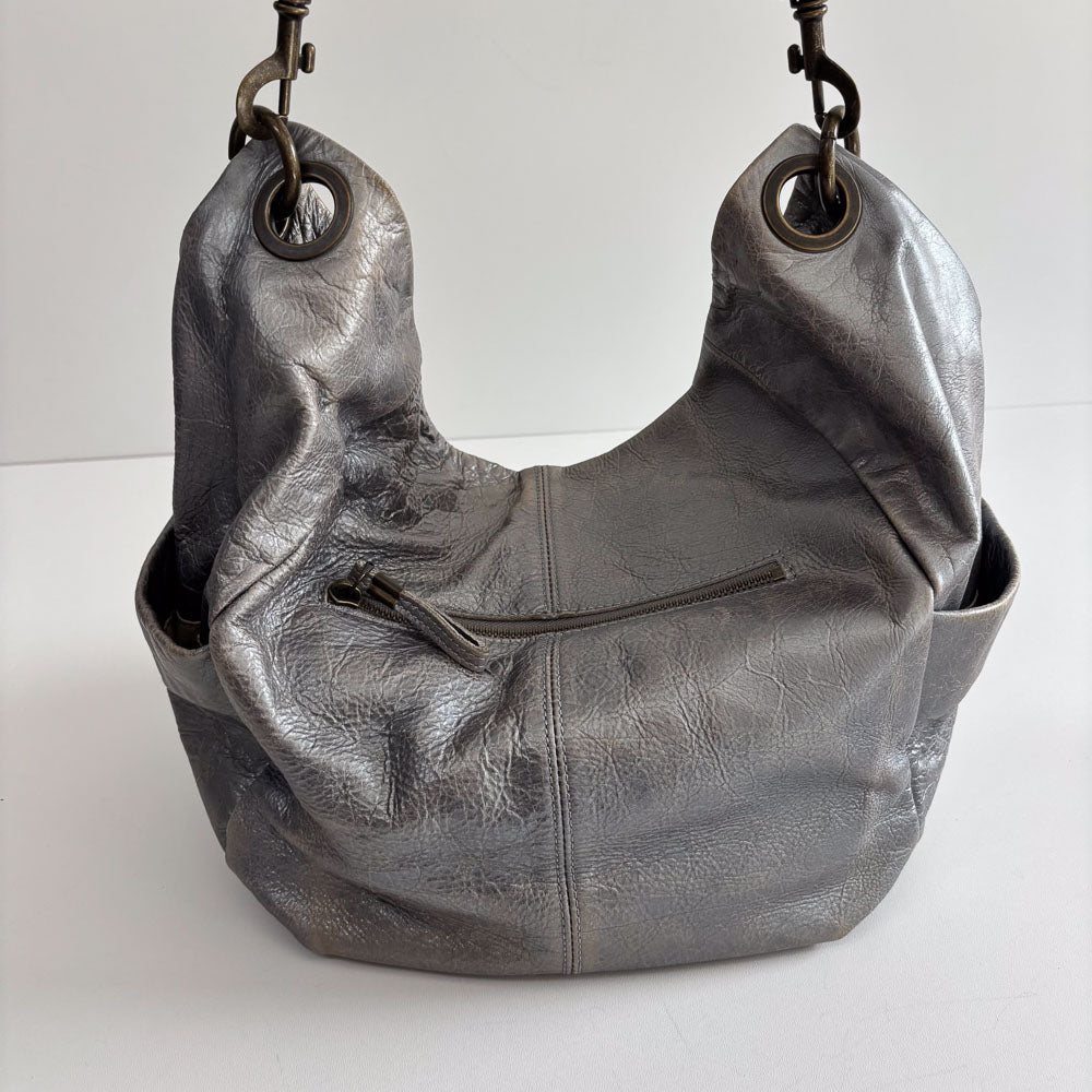 LIEBESKIND METALLIC FRINGE HOBO
