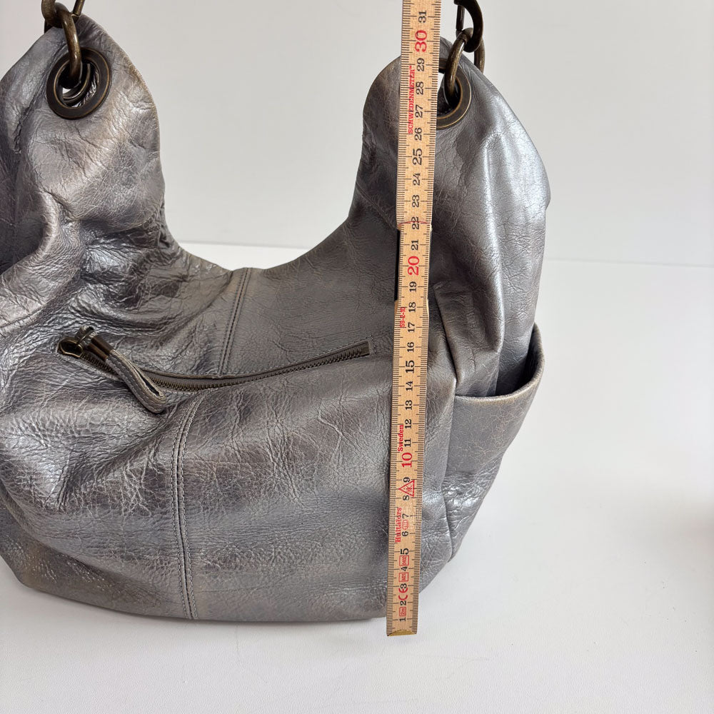 LIEBESKIND METALLIC FRINGE HOBO