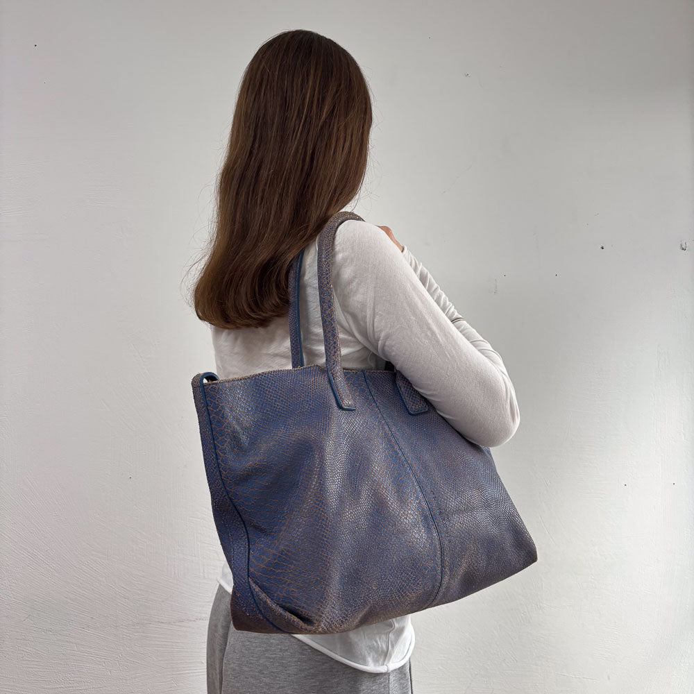 LIEBESKIND SNAKE CHELSEA BLUE & WALLET