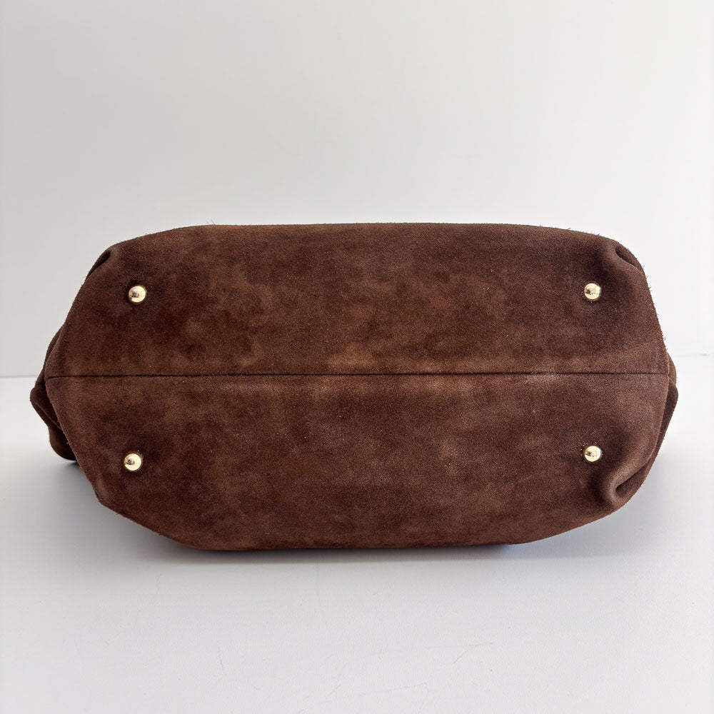 DE MELLIER LONDON SUEDE TOTE