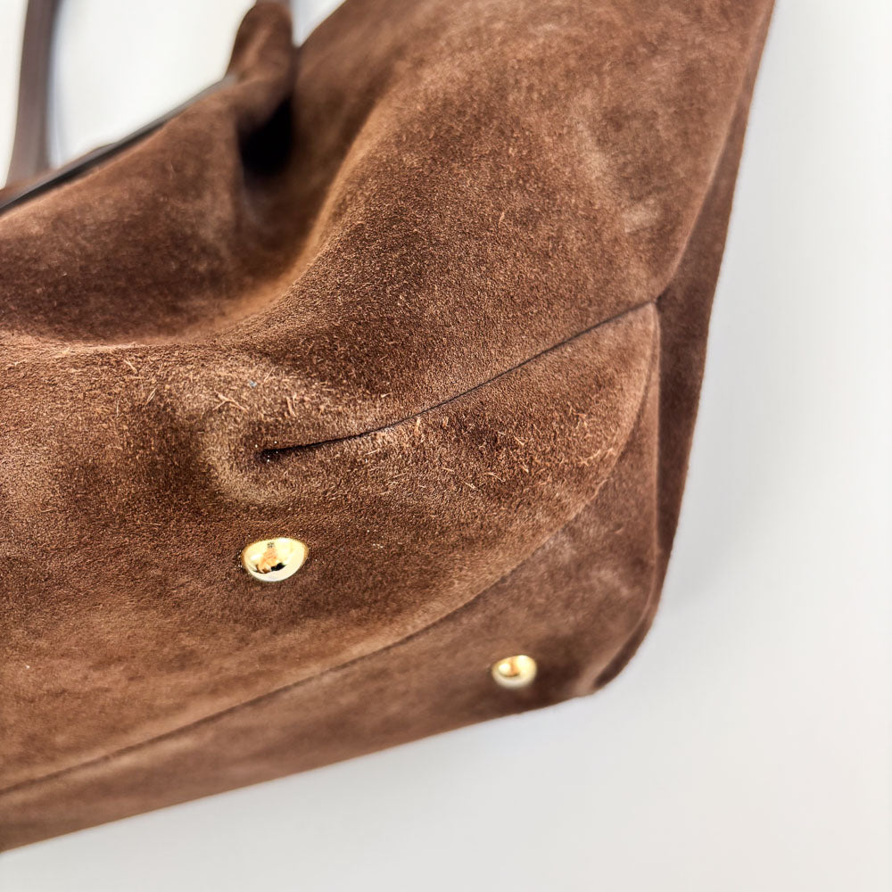 DE MELLIER LONDON SUEDE TOTE