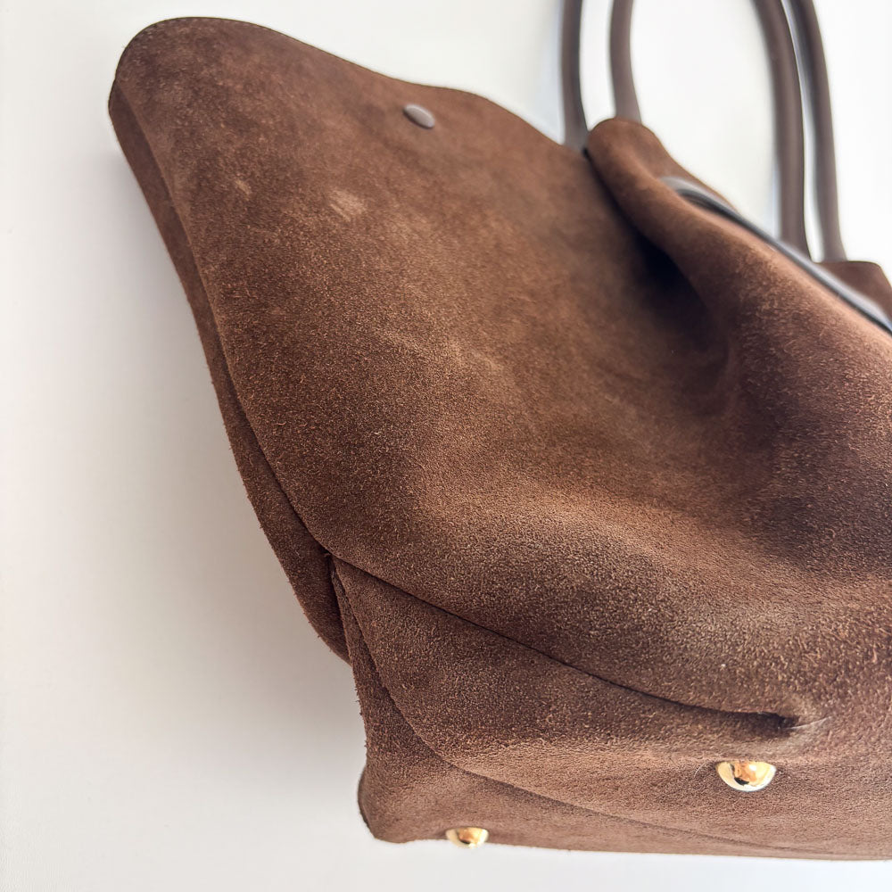 DE MELLIER LONDON SUEDE TOTE