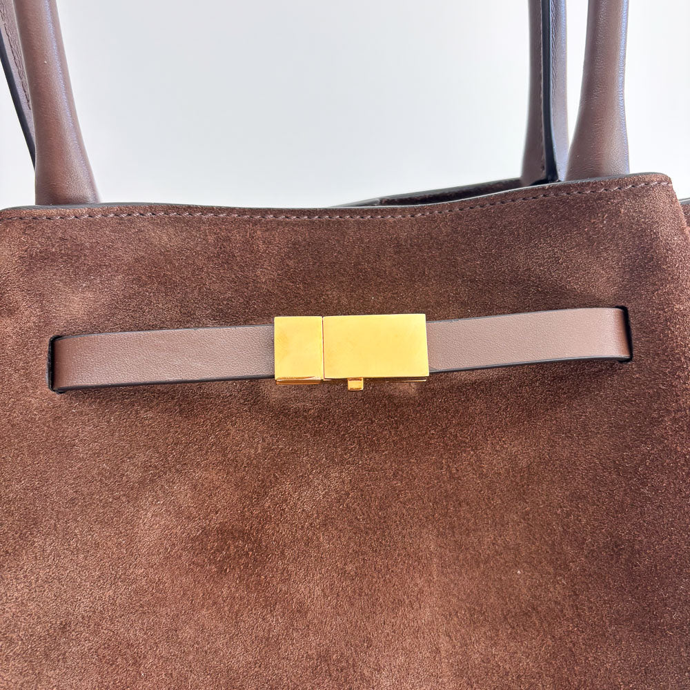 DE MELLIER LONDON SUEDE TOTE