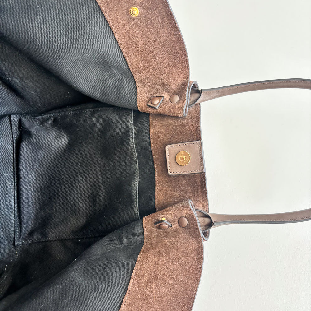DE MELLIER LONDON SUEDE TOTE