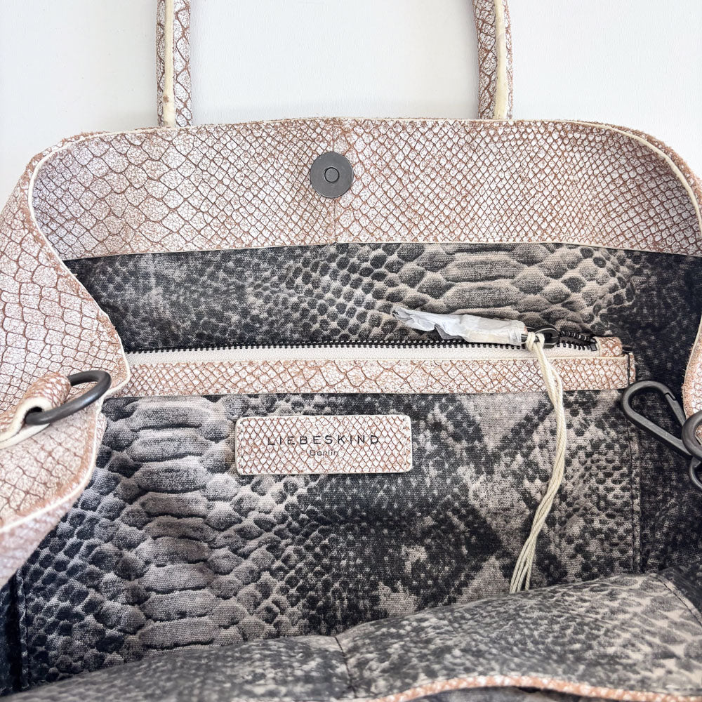 LIEBESKIND CHELSEA SNAKE SHOPPER