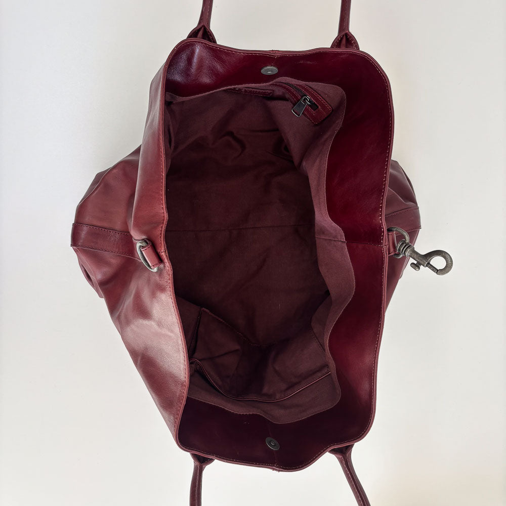LIEBESKIND SHOPPER BURGUNDY
