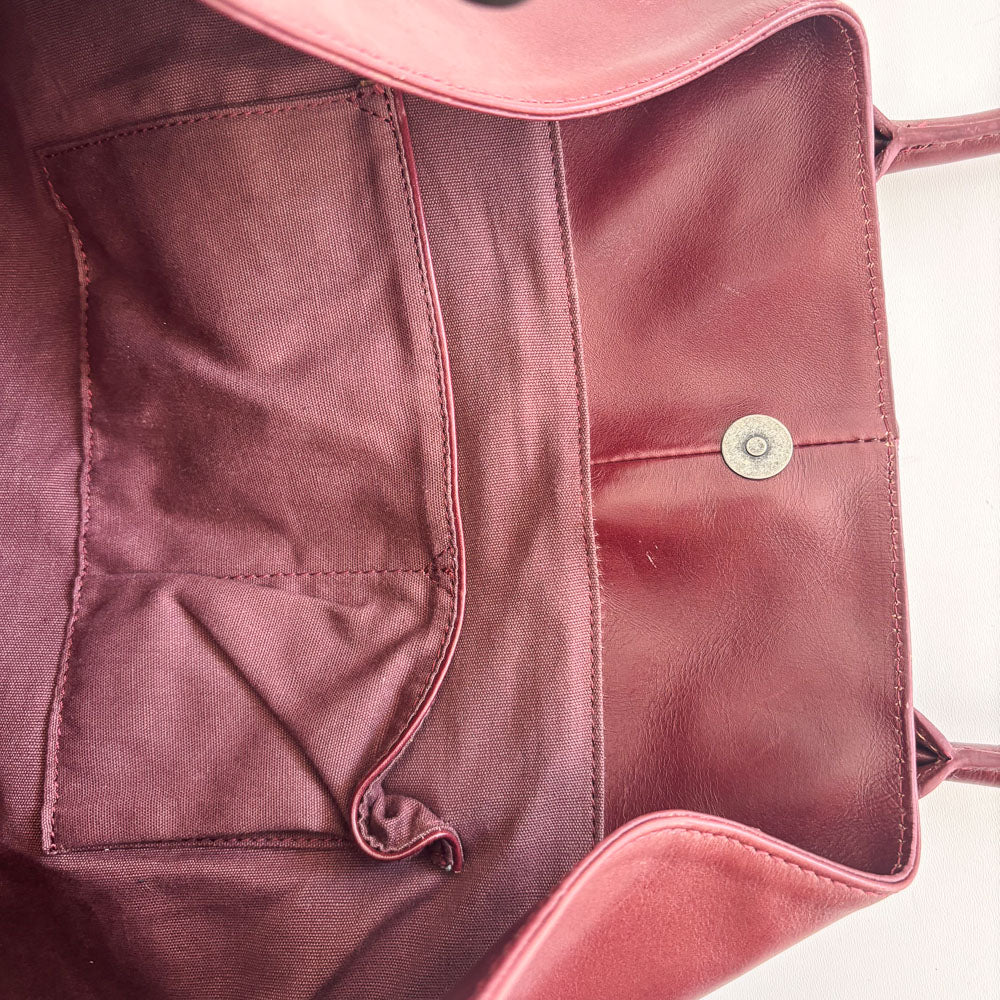 LIEBESKIND SHOPPER BURGUNDY
