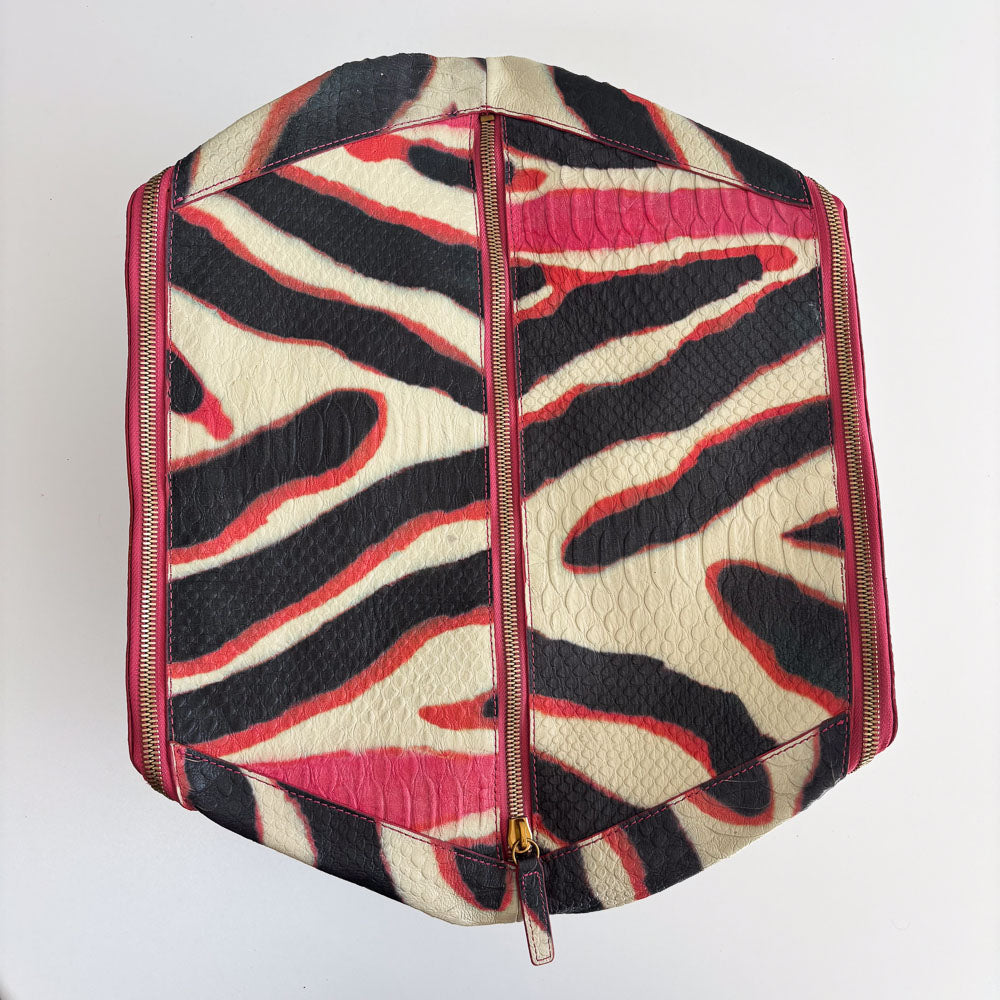 LIEBESKIND SNAKE SHOPPER ZEBRA