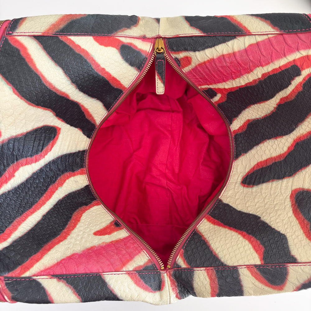 LIEBESKIND SNAKE SHOPPER ZEBRA