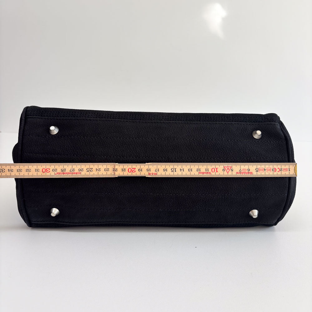 LIEBESKIND SNAKE SATCHEL BLACK