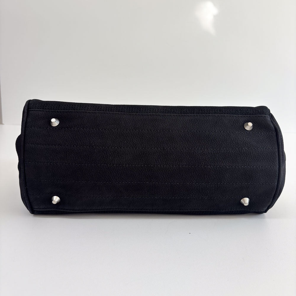 LIEBESKIND SNAKE SATCHEL BLACK