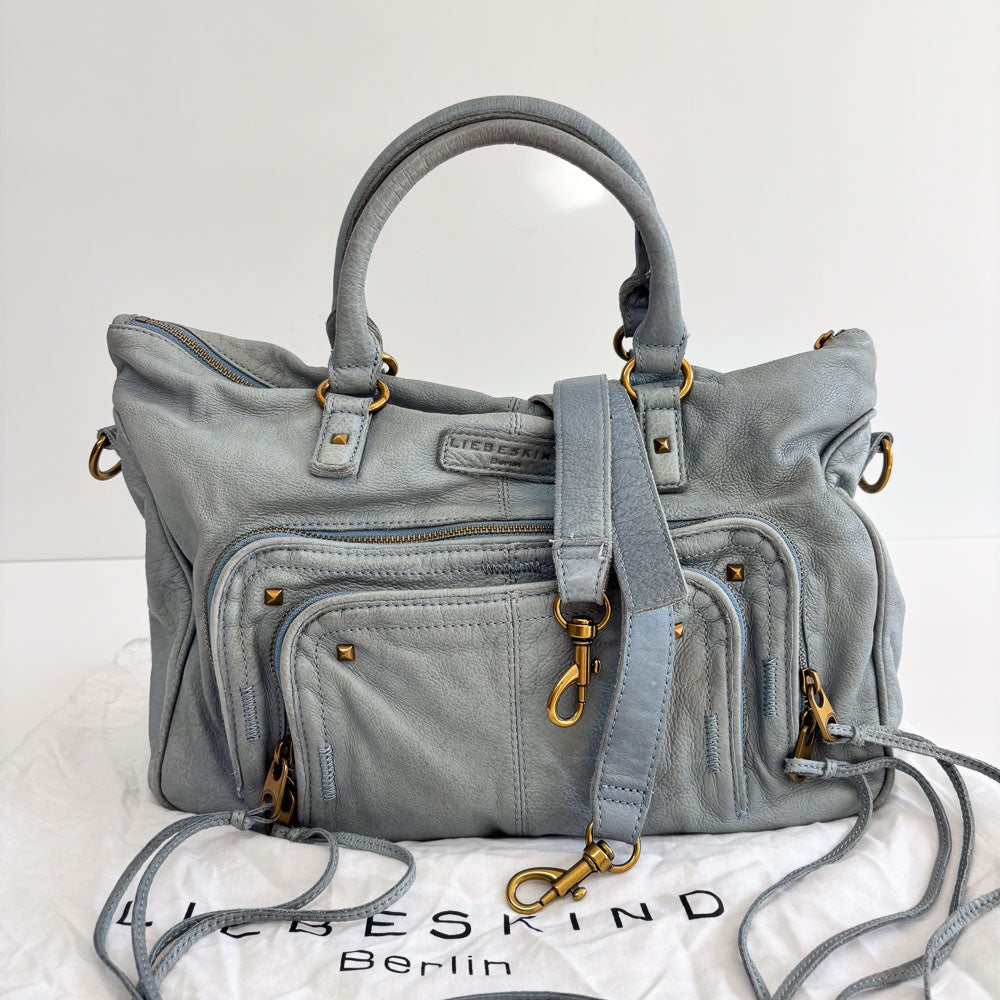 LIEBESKIND FRINGE HOBO LEO