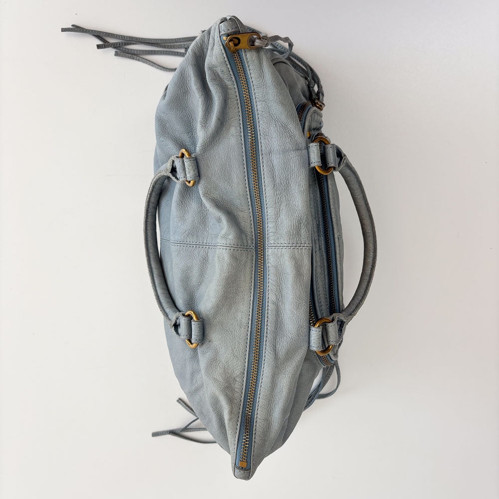 LIEBESKIND FRINGE HOBO LEO