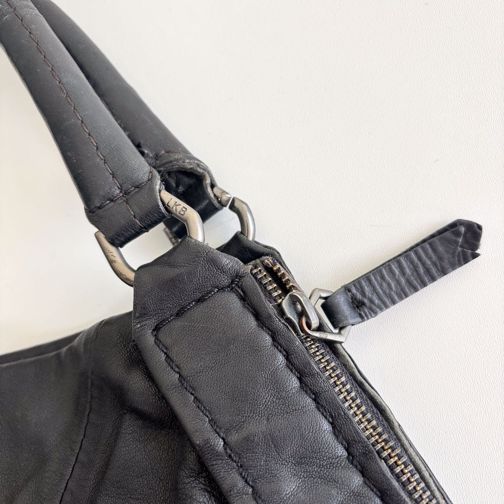 LIEBESKIND BLACK STUDS HOBO
