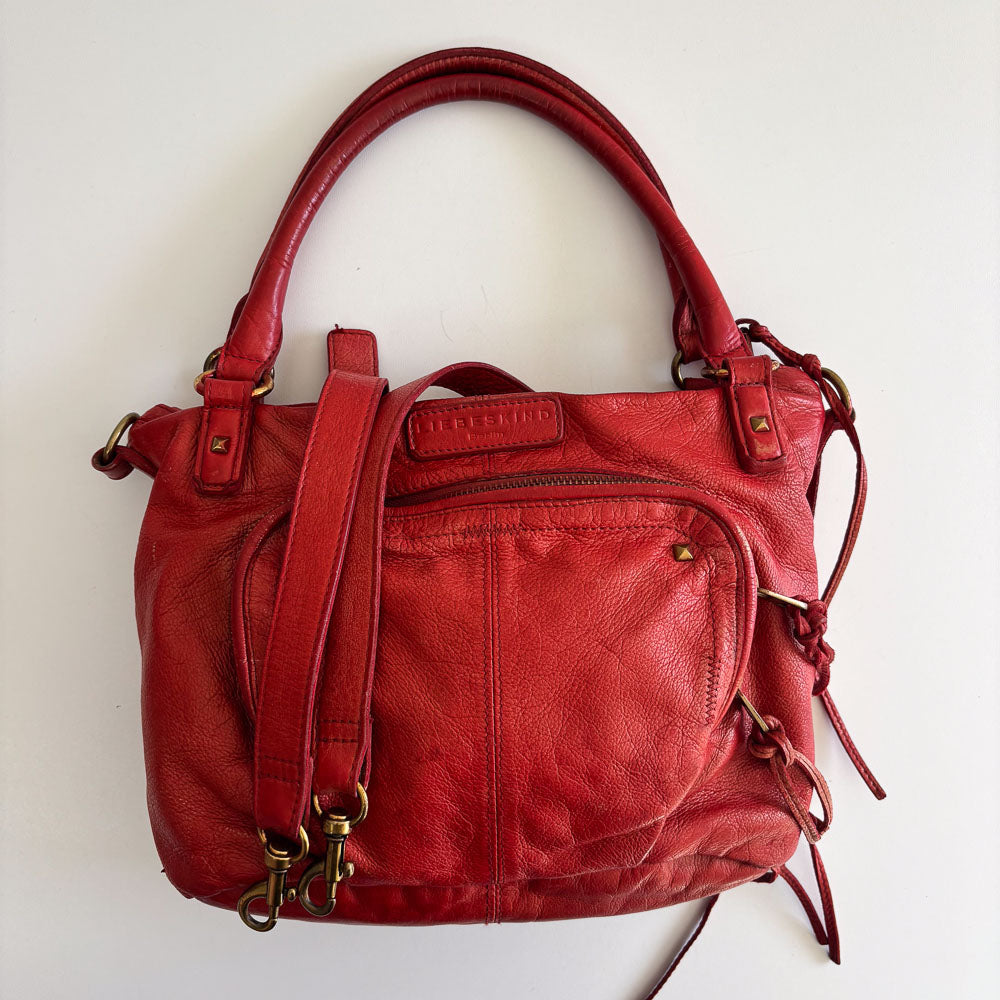 LIEBESKIND FRINGE HOBO LEO