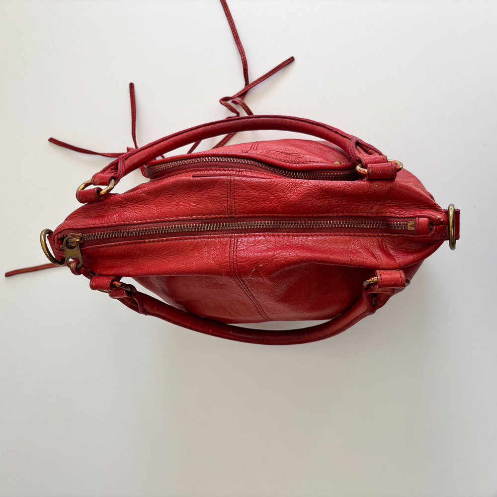 LIEBESKIND FRINGE HOBO LEO