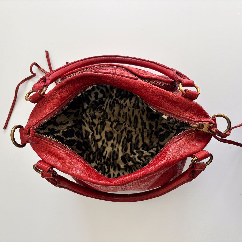 LIEBESKIND FRINGE HOBO LEO