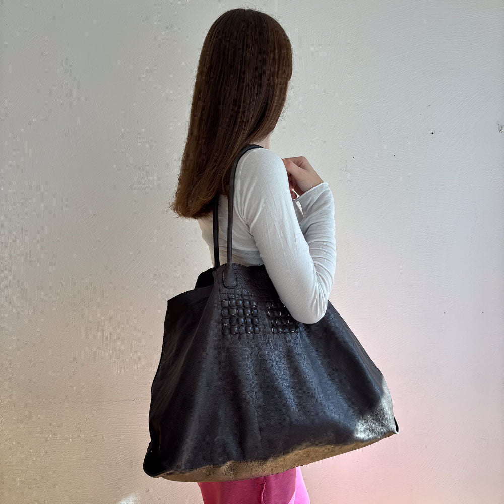 LIEBESKIND BRAIDED SHOPPER