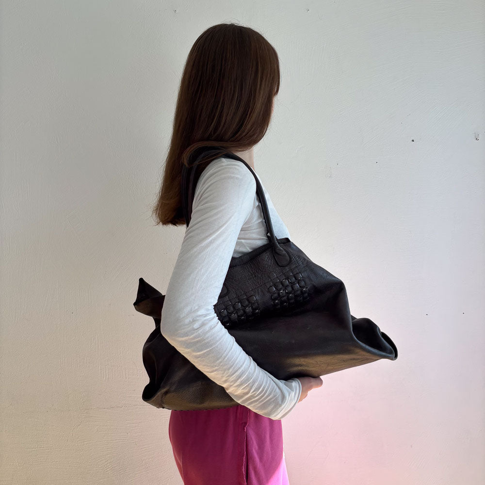 LIEBESKIND BRAIDED SHOPPER
