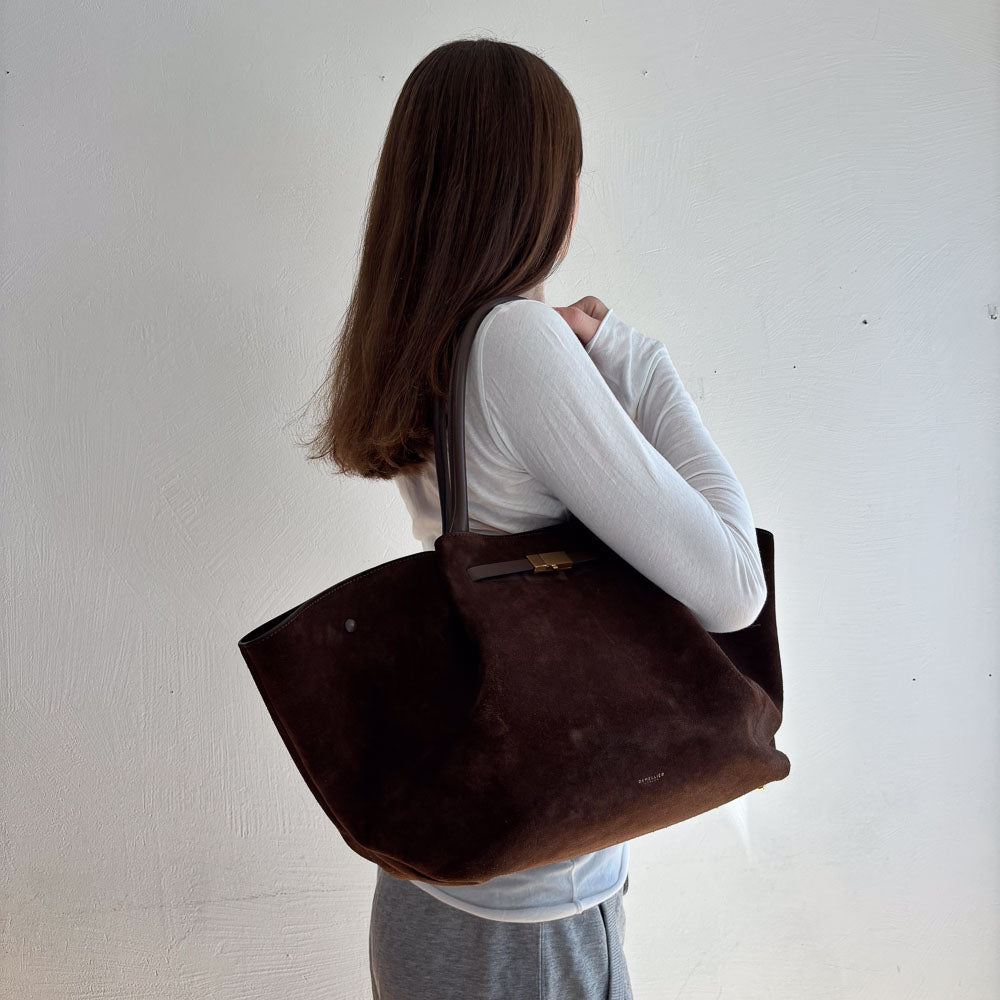 DE MELLIER LONDON SUEDE TOTE