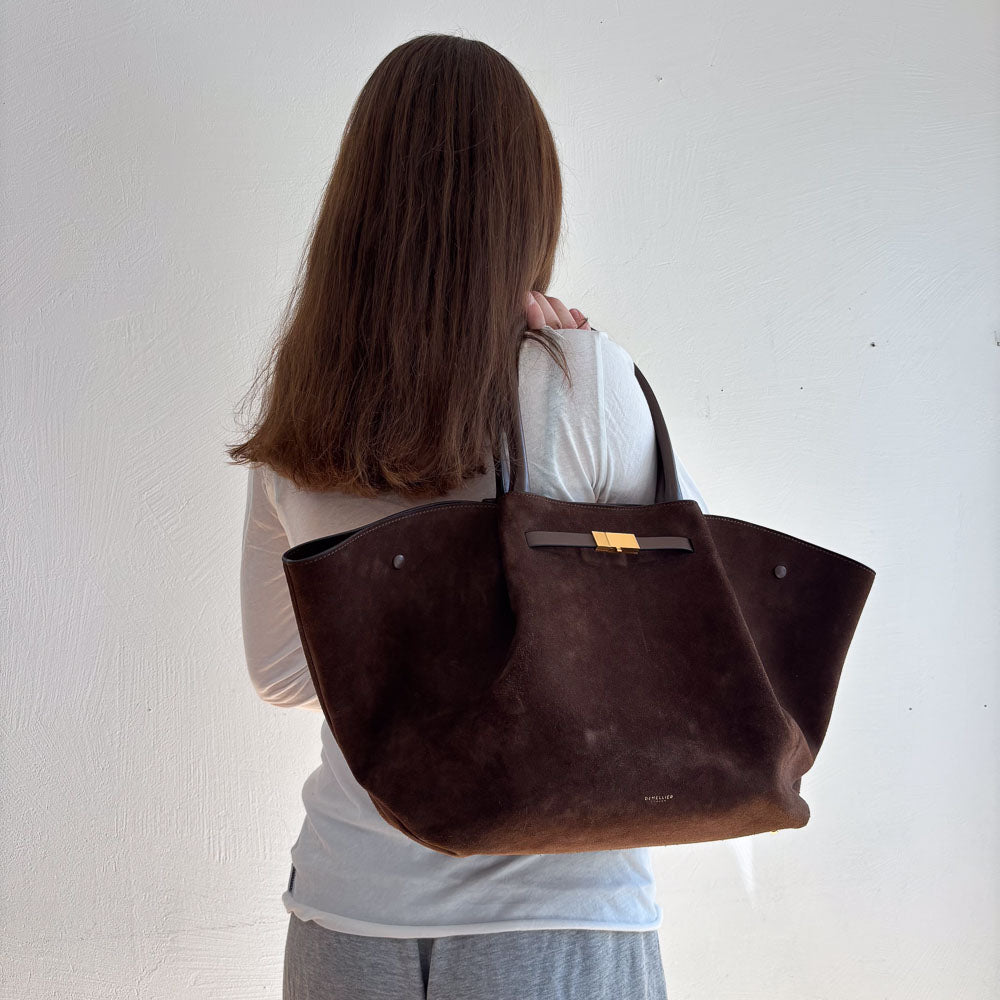 DE MELLIER LONDON SUEDE TOTE