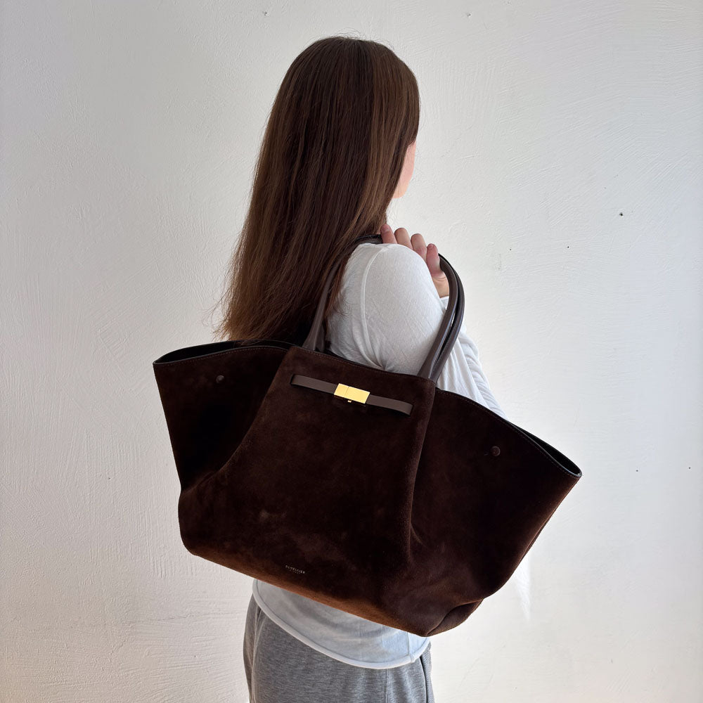 DE MELLIER LONDON SUEDE TOTE