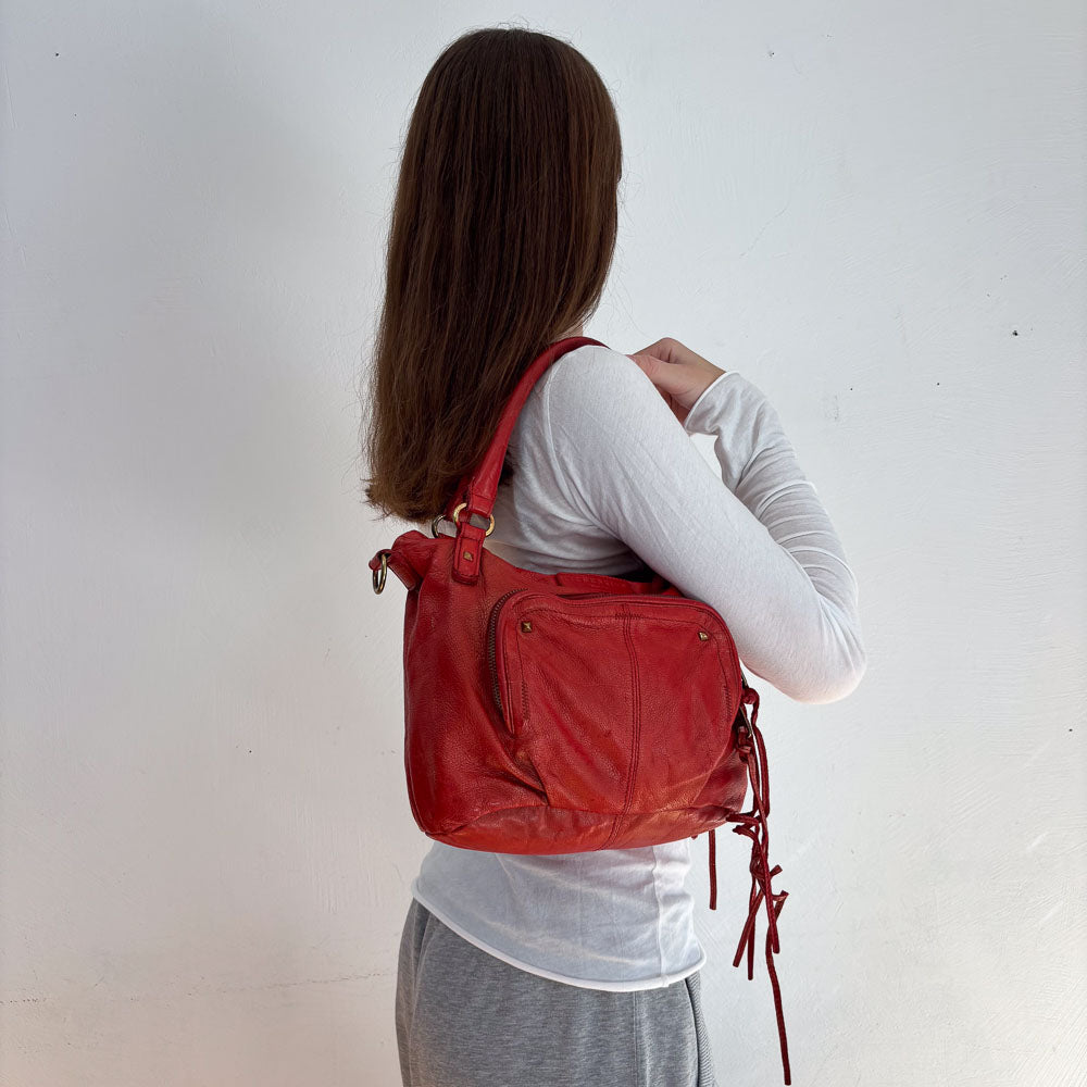 LIEBESKIND FRINGE HOBO LEO
