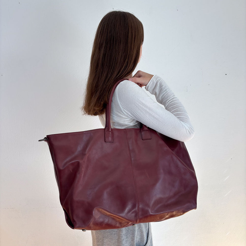 LIEBESKIND SHOPPER BURGUNDY
