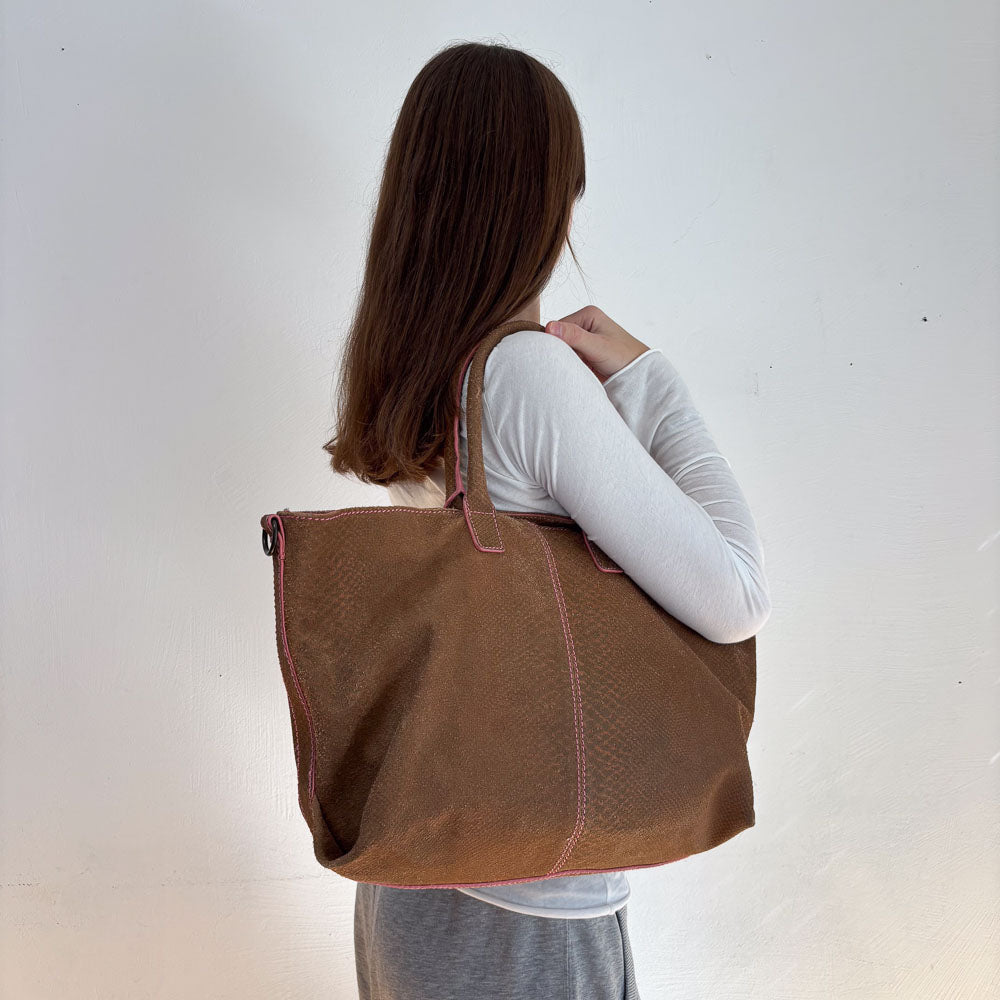 LIEBESKIND CHELSEA SNAKE SHOPPER