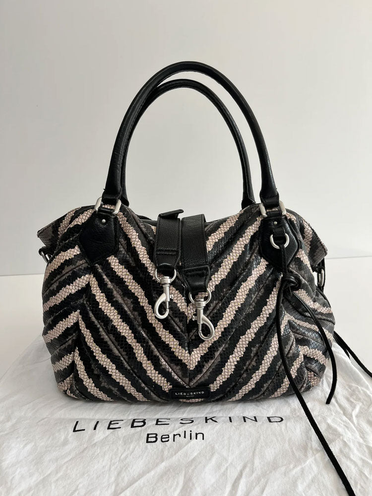 LIEBESKIND LEATHER ZEBRA BAG