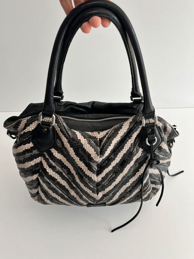 LIEBESKIND LEATHER ZEBRA BAG