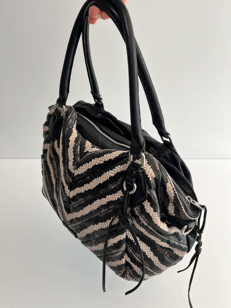 LIEBESKIND LEATHER ZEBRA BAG