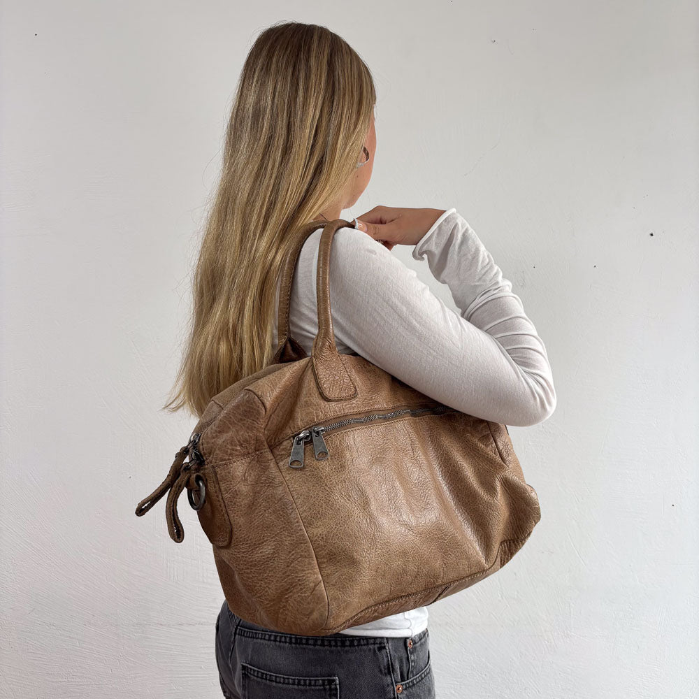 LIEBESKIND SHOPPER BROWN