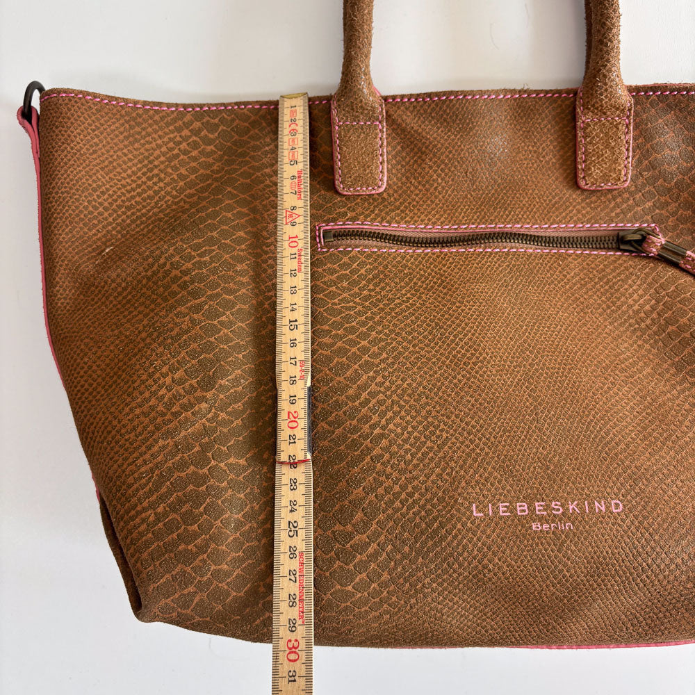 LIEBESKIND CHELSEA SNAKE SHOPPER