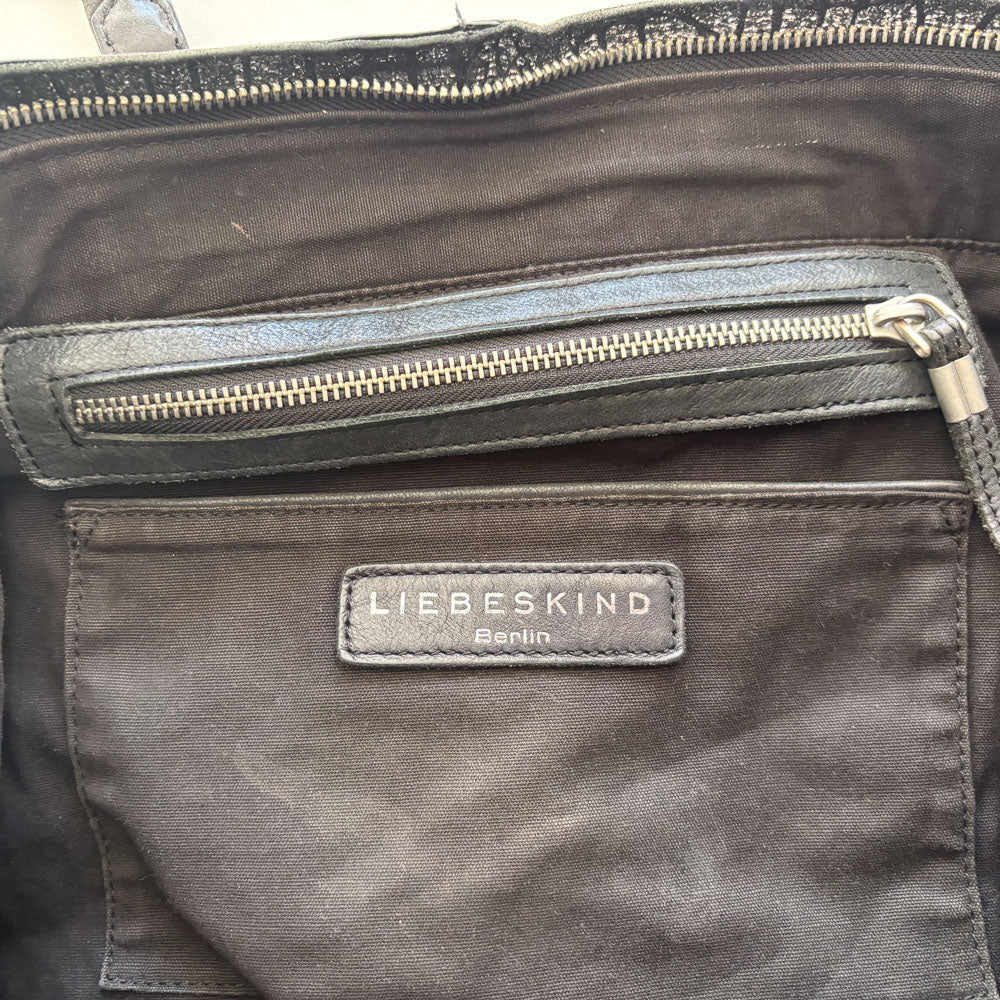 LIEBESKIND METALLIC KROKO SHOPPER