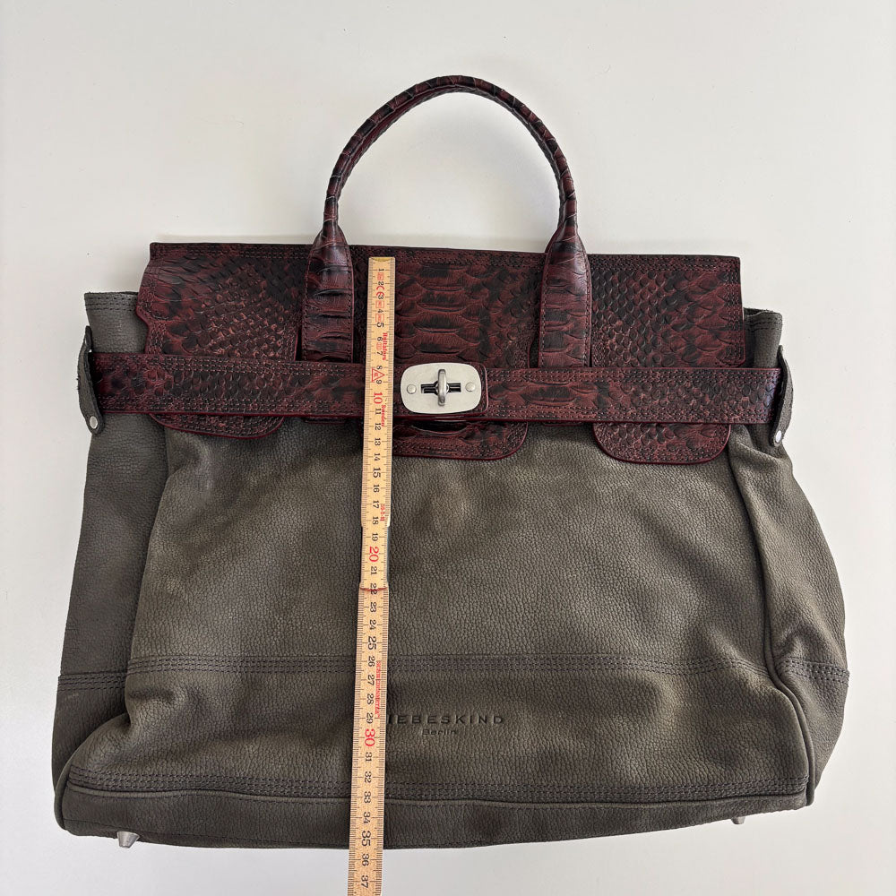 LIEBESKIND SATCHEL SNAKE FIRKIN L