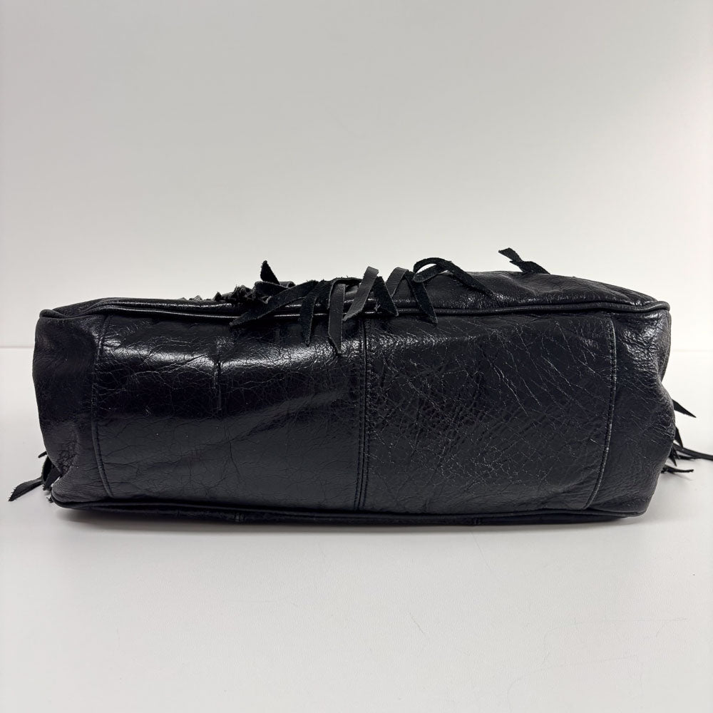 LIEBESKIND FRINGE SHOPPER BLACK