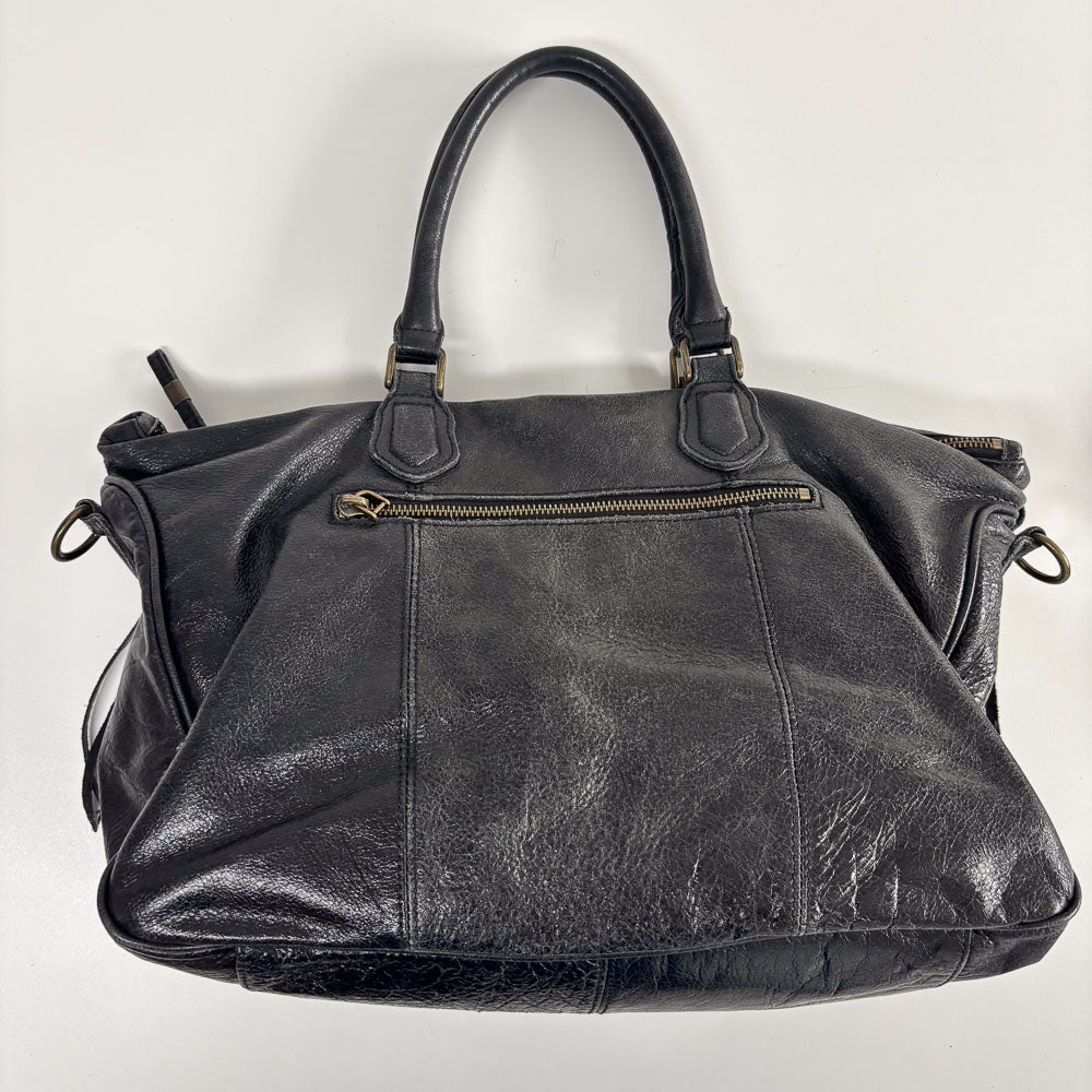 LIEBESKIND FRINGE SHOPPER BLACK