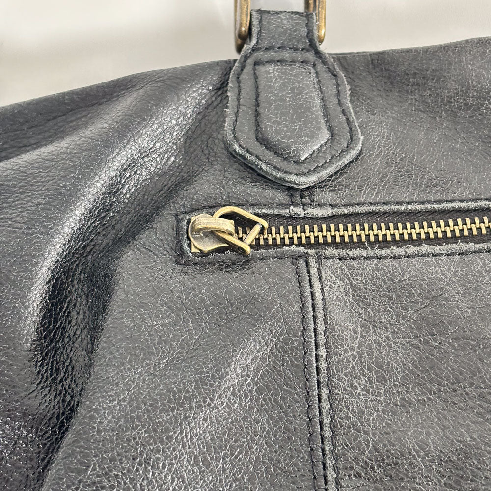 LIEBESKIND FRINGE SHOPPER BLACK