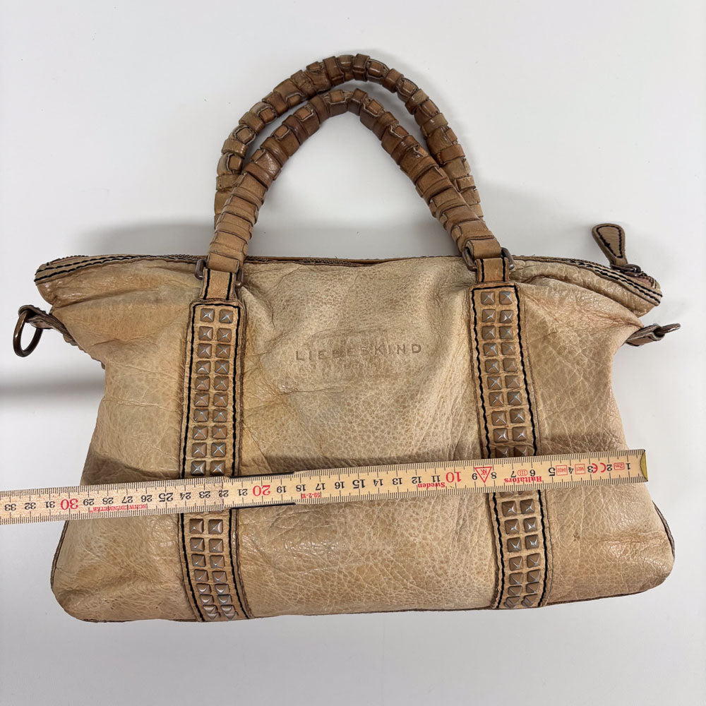 LIEBESKIND STUDS HOBO BEIGE