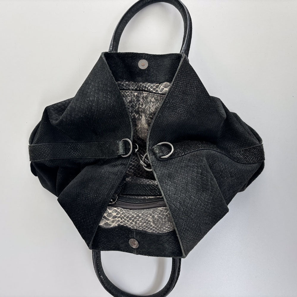 LIEBESKIND CHELSEA SHOPPER TWO TONE SNAKE