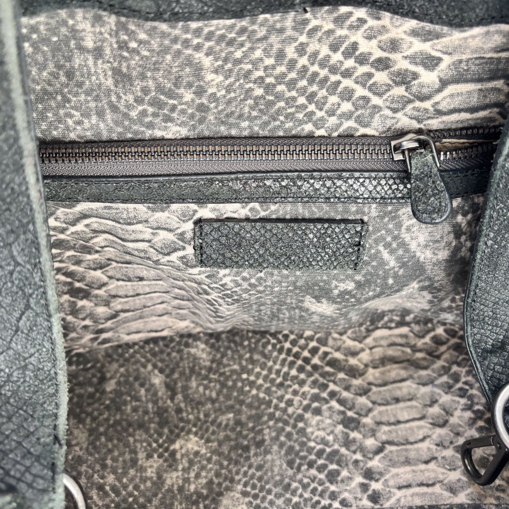 LIEBESKIND CHELSEA SHOPPER TWO TONE SNAKE