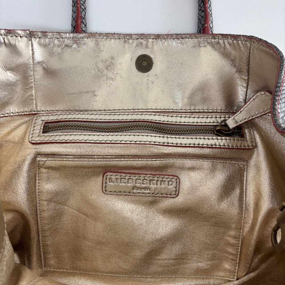 LIEBESKIND CHELSEA SNAKE SHOPPER