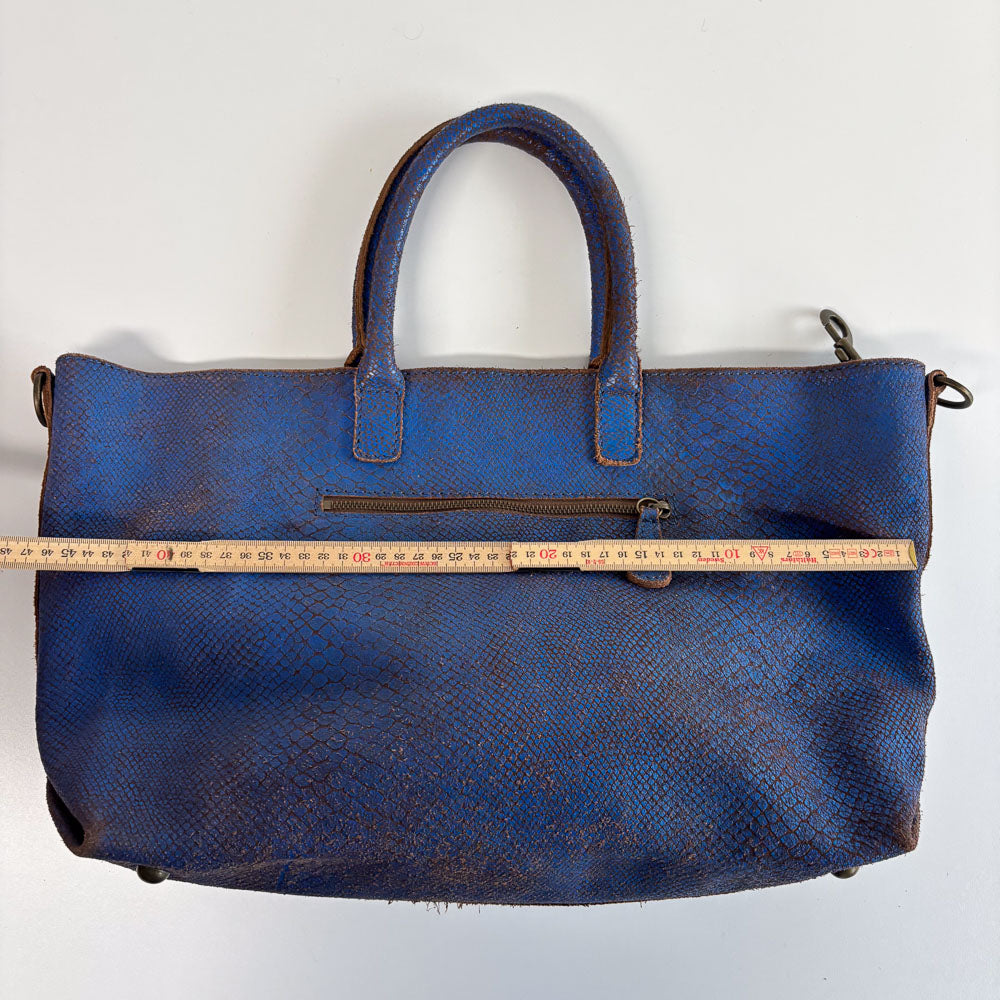 LIEBESKIND CHELSEA SNAKE SHOPPER BLUE