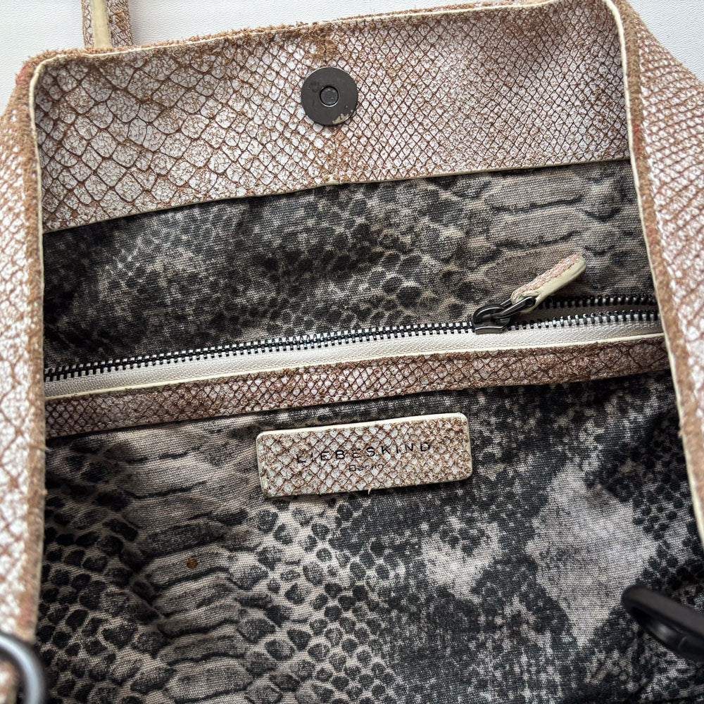 LIEBESKIND CHELSEA SNAKE SHOPPER