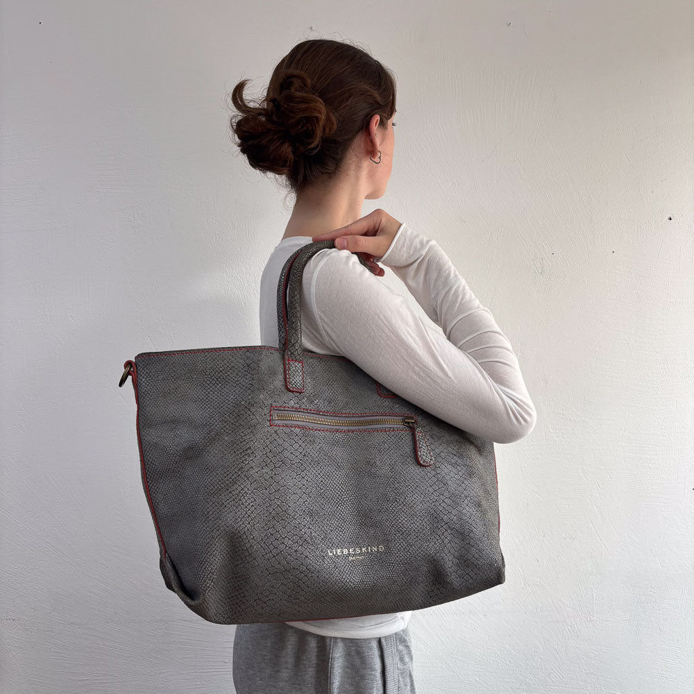 LIEBESKIND CHELSEA SNAKE SHOPPER