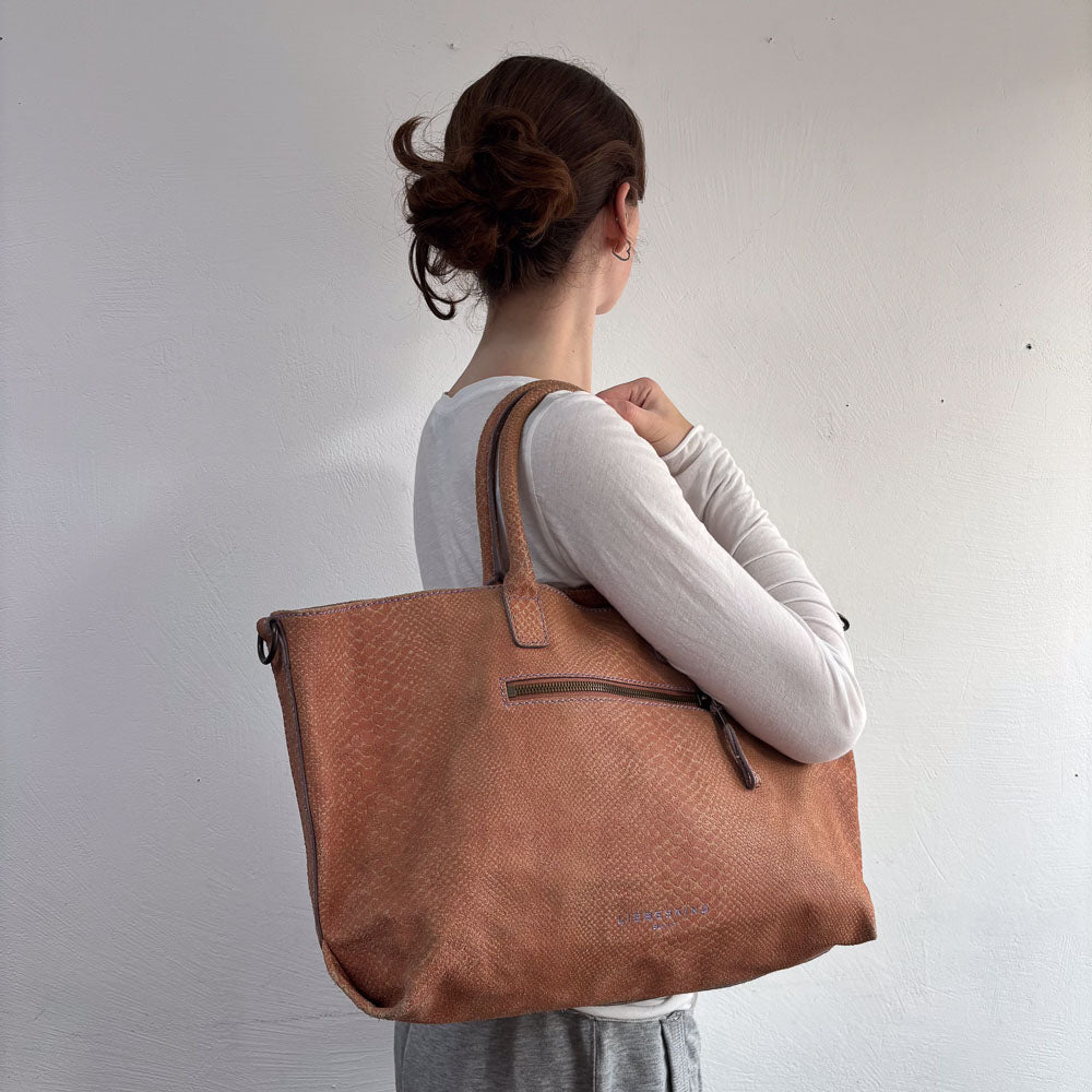 LIEBESKIND CHELSEA SNAKE SHOPPER