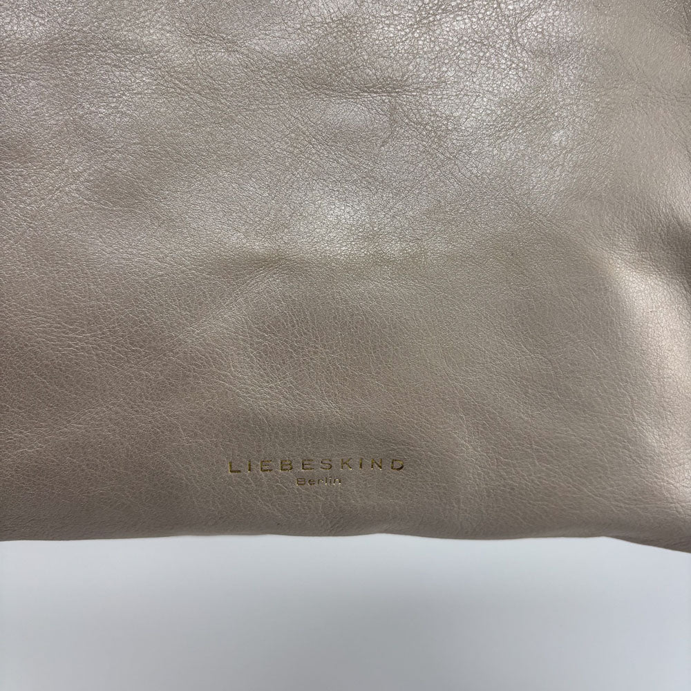 LIEBESKIND METALLIC WHITE FRINGE BAG